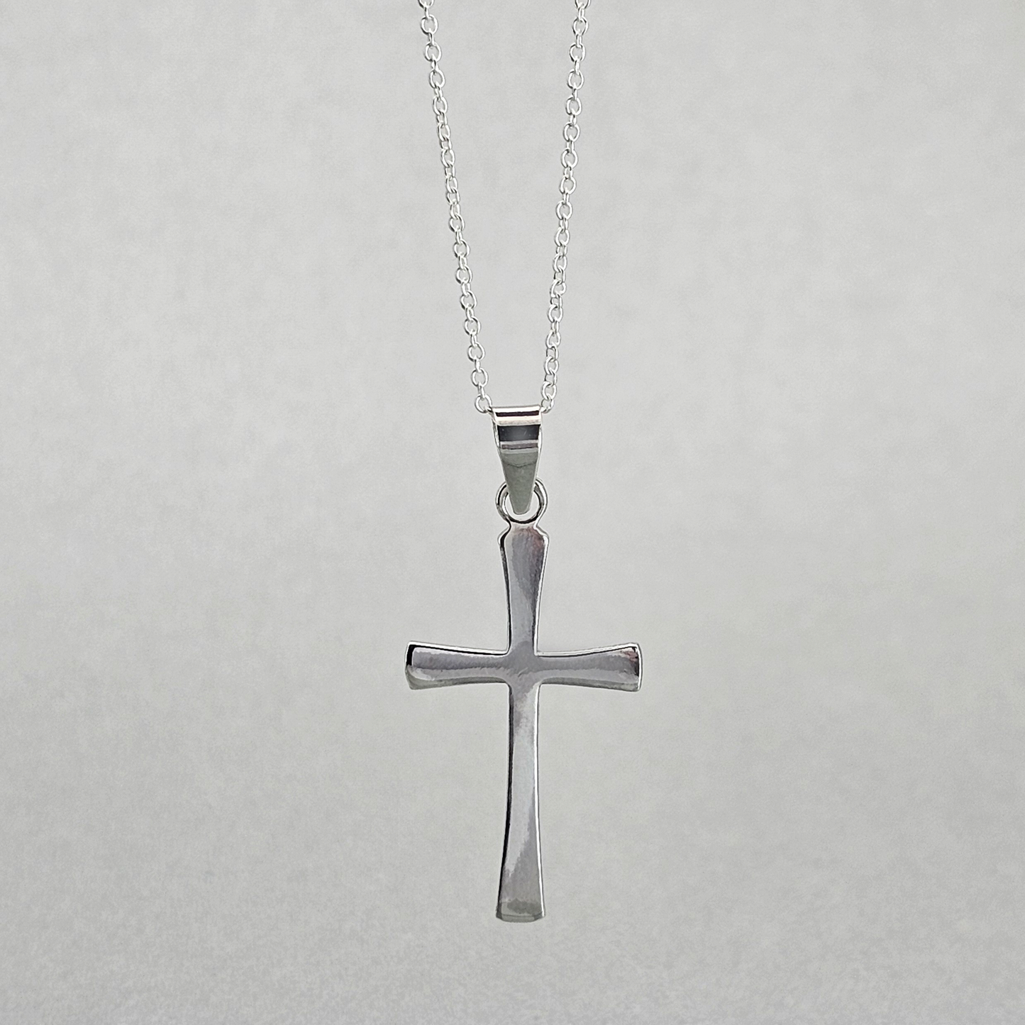 Silver Plain Medium size Cross Pendant