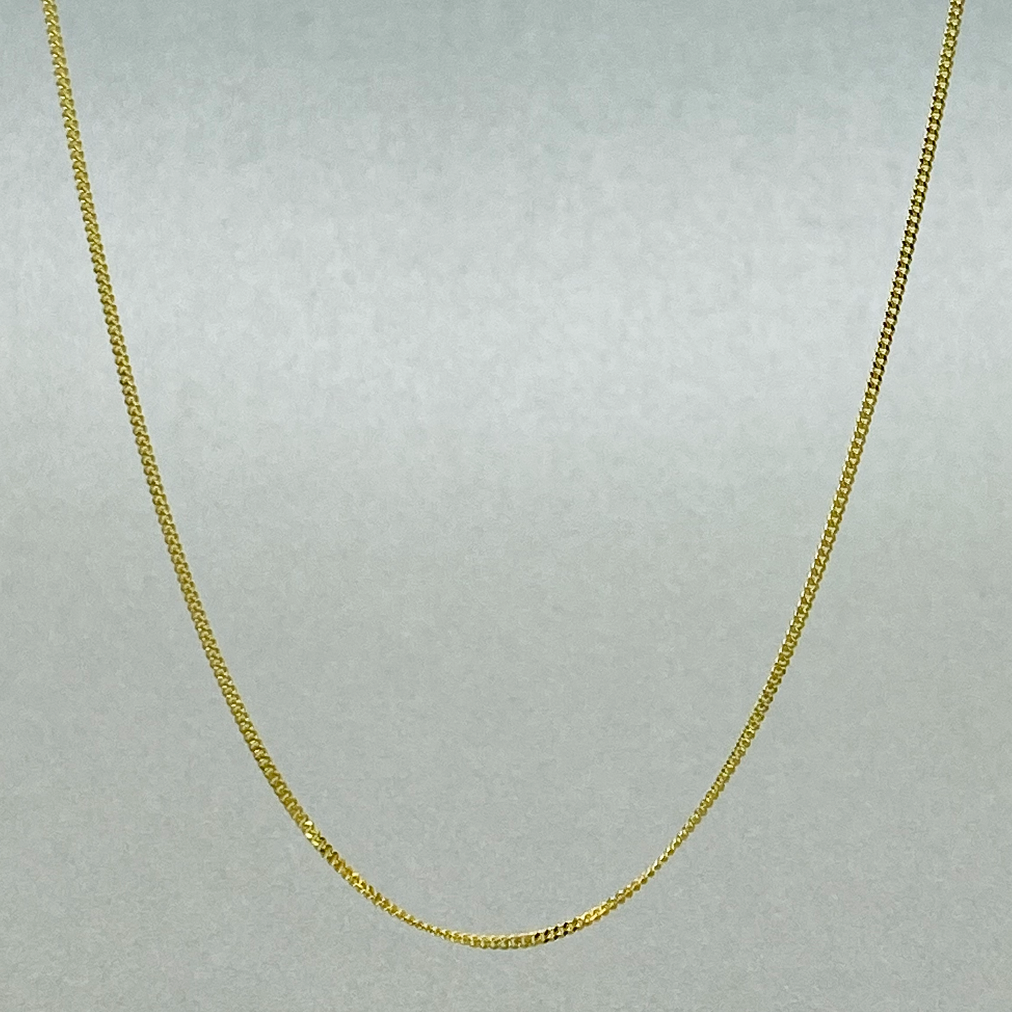 9ct Yellow Gold 50cm Closed Curb Chain