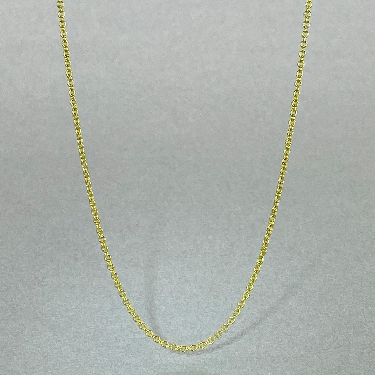 9ct Yellow Gold 45cm Anchor Link Chain