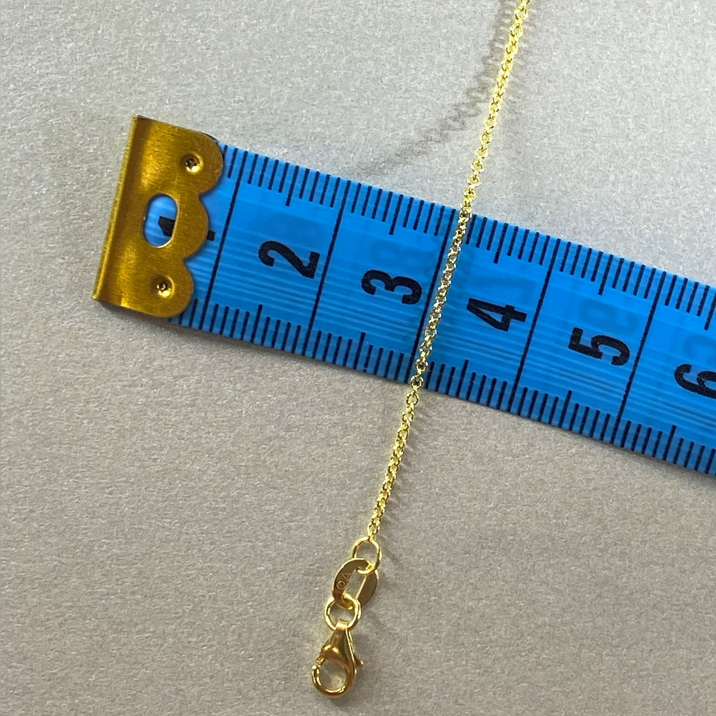 9ct Yellow Gold 45cm Anchor Link Chain