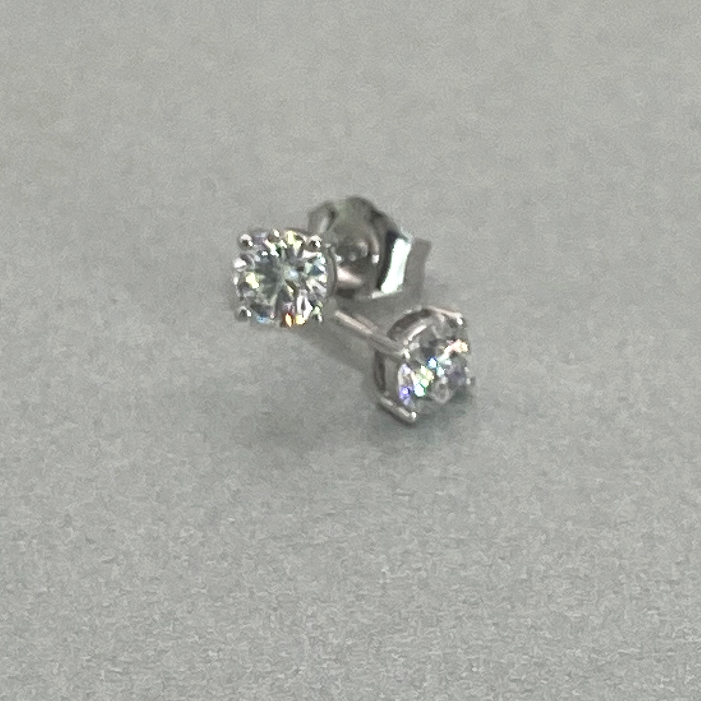 9ct White Gold Lab Grown Diamond Studs TDW = 0.50ct