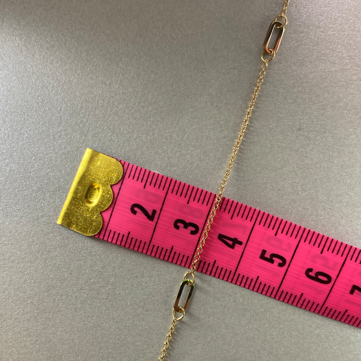 9ct Yellow Gold 43cm 5 Oval Link Necklace