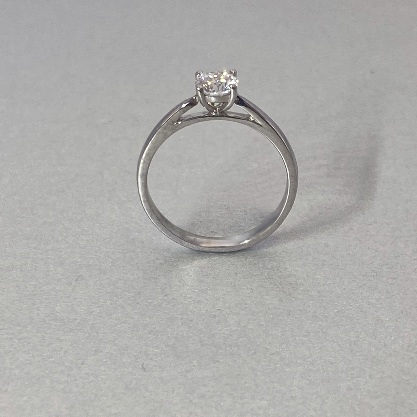 LAB Grown 18ct White Gold 0.50ct Solitaire Ring