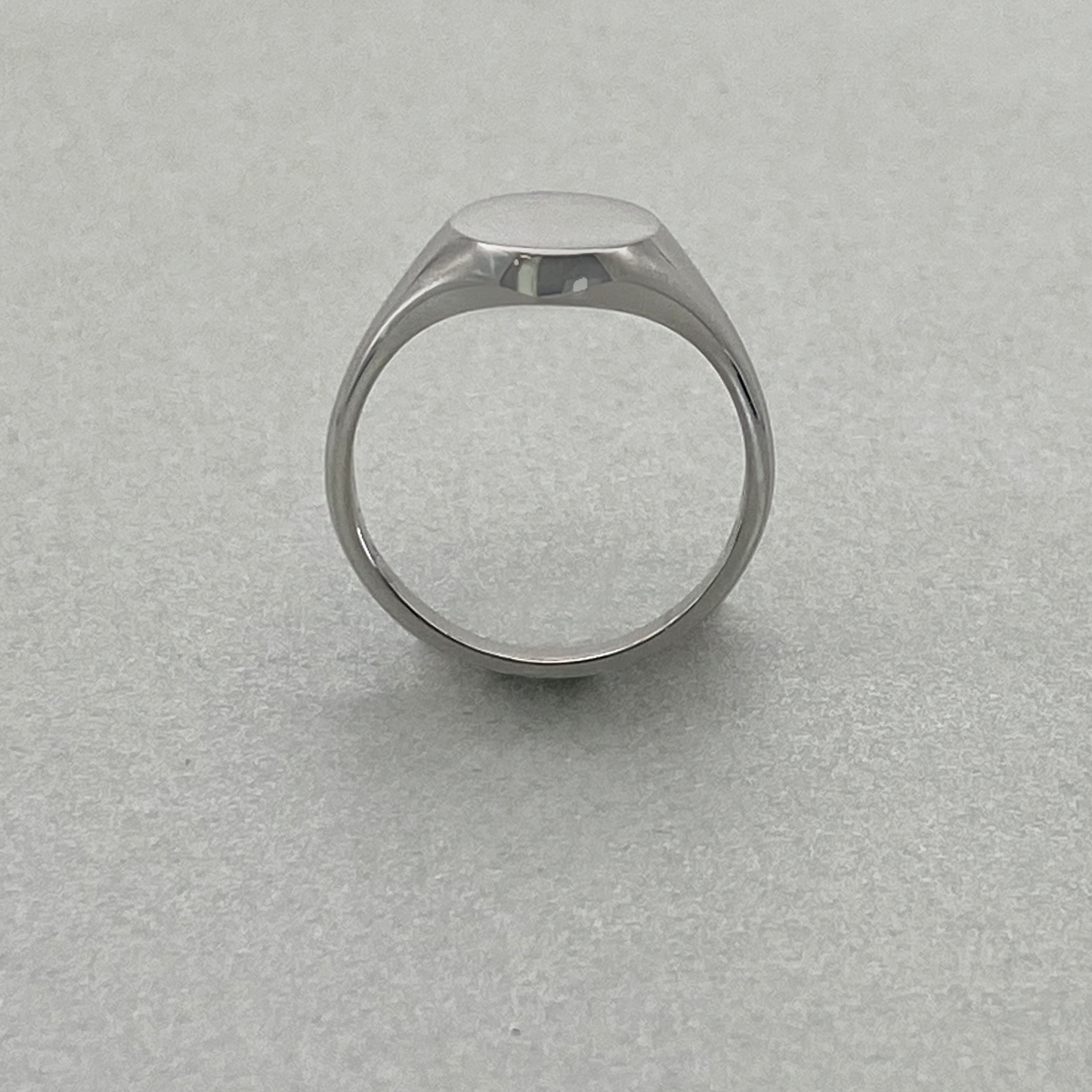 Silver Small Oval Signet Ring