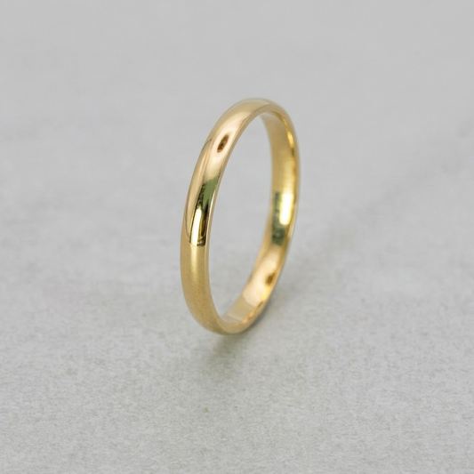 9ct Yellow Gold Supreme Fit Wedding Band Size K (Cannot be sized)