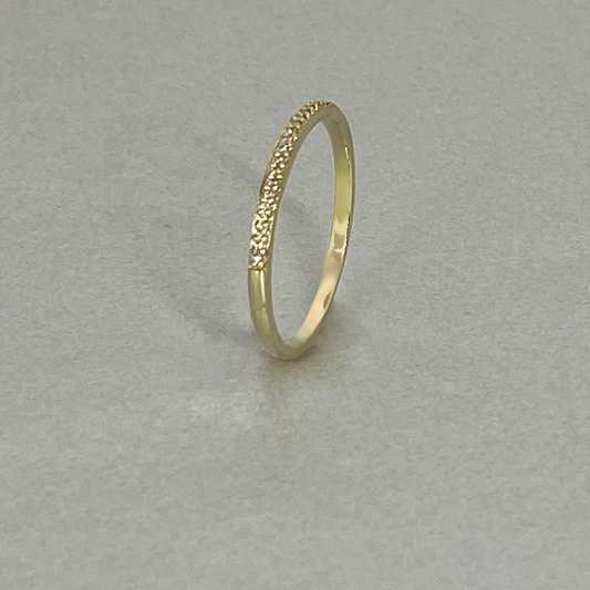9ct Yellow Gold Fine  Diamond Eternity Band