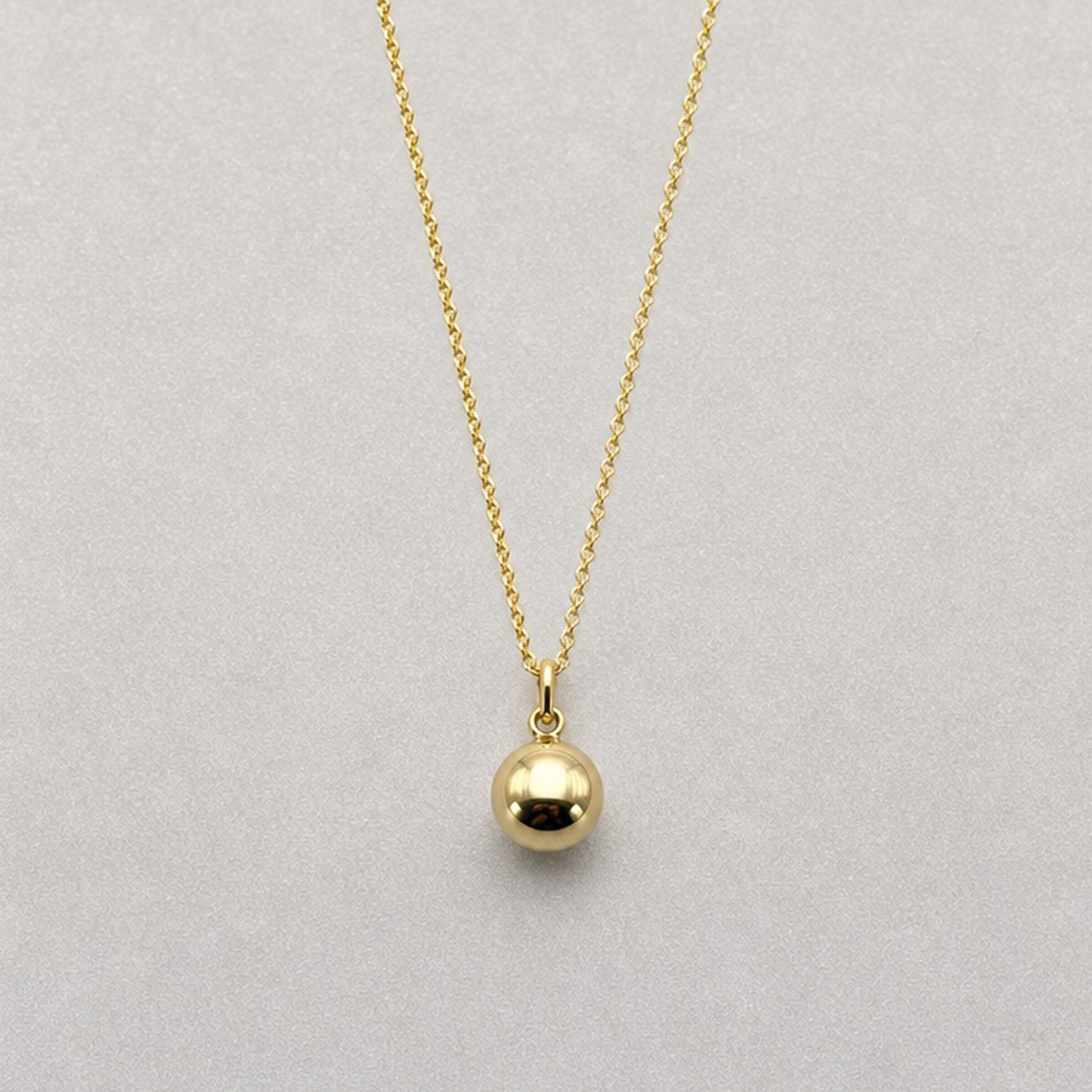 9ct Yellow Gold Round Ball Nugget Pendant