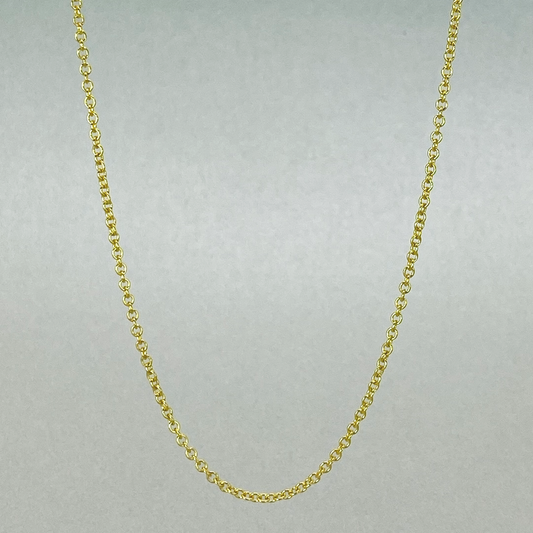9ct Yellow Gold 50cm Anchor Chain