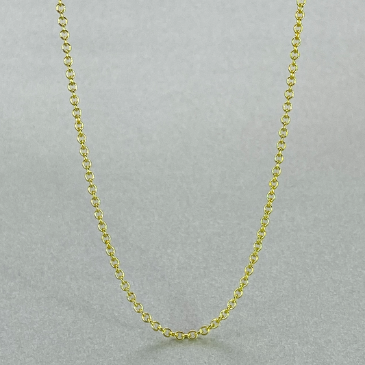 9ct Yellow Gold 50cm Anchor Link Chain