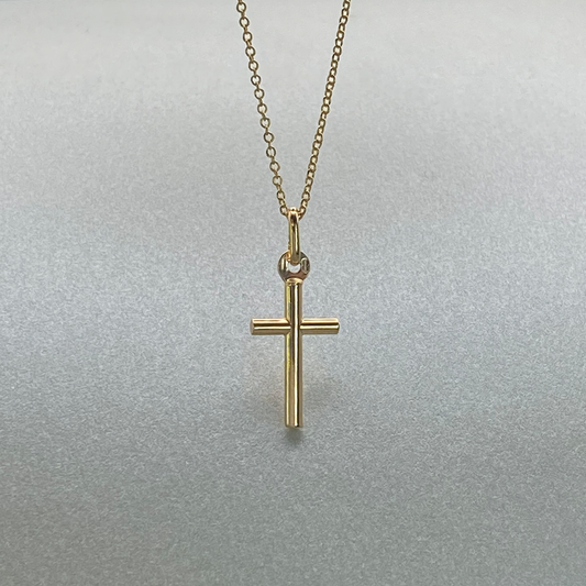 9ct Gold Cross Pendant (20mmX10mm)