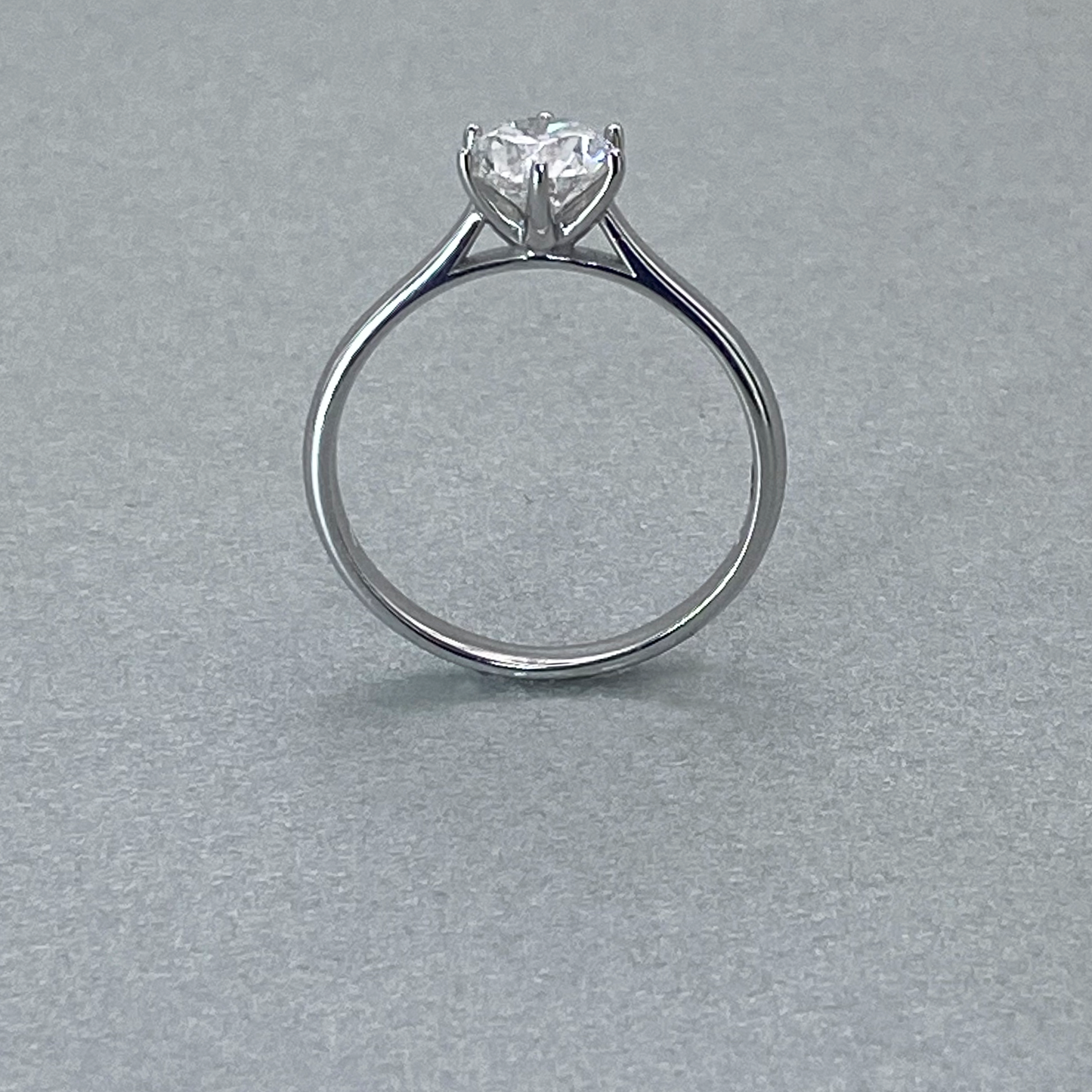 LAB GROWN 18ct White Gold 6 Claw Diamond Solitaire, Total Diamond Weight = 1.00ct
