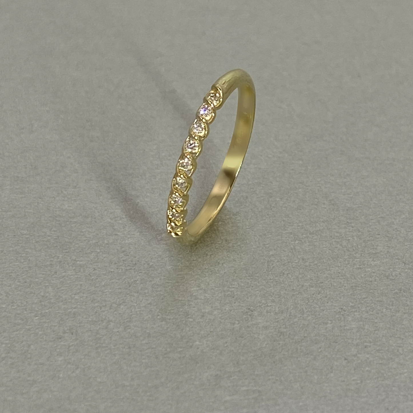 9ct Yellow Gold Diamond  Eternity Ring