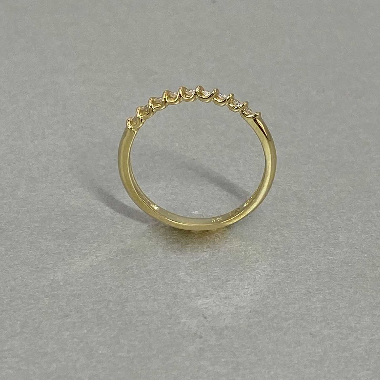 9ct Yellow Gold Diamond  Eternity Ring