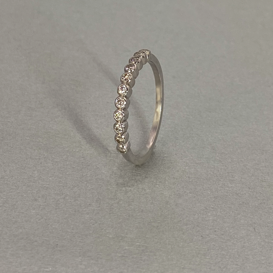 9ct White Gold Diamond Eternity Ring