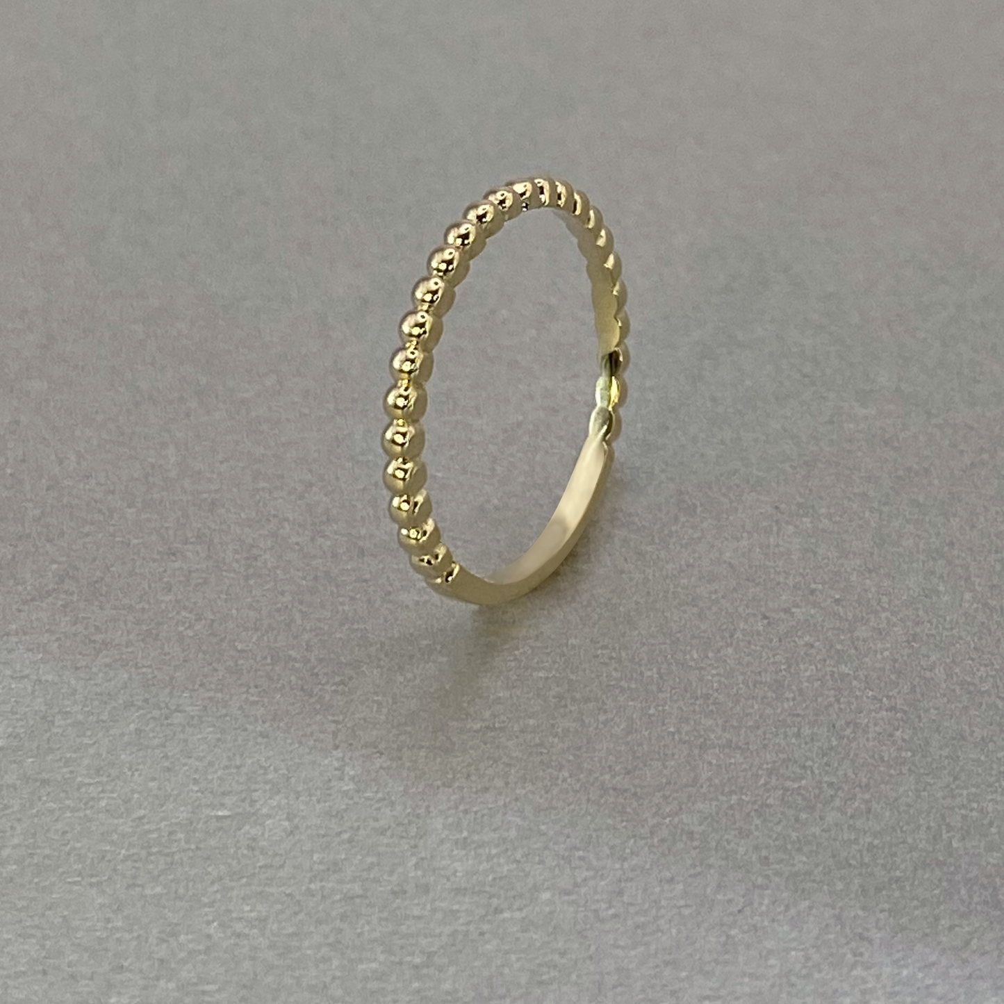 9ct Yellow Gold Bubble Plain Dress Ring