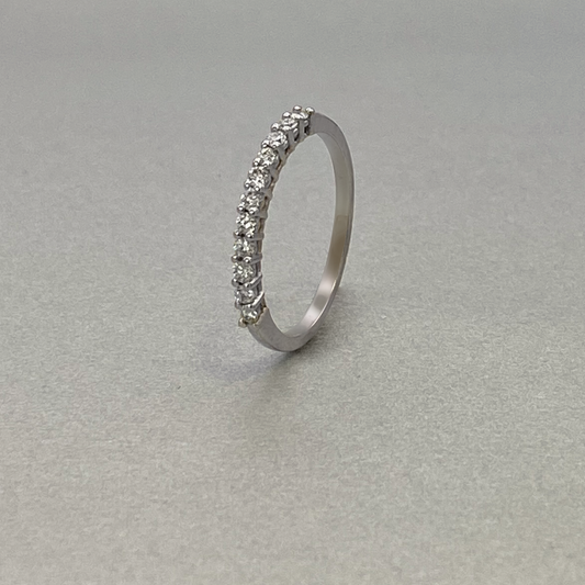 9ct White Gold Eternity Ring