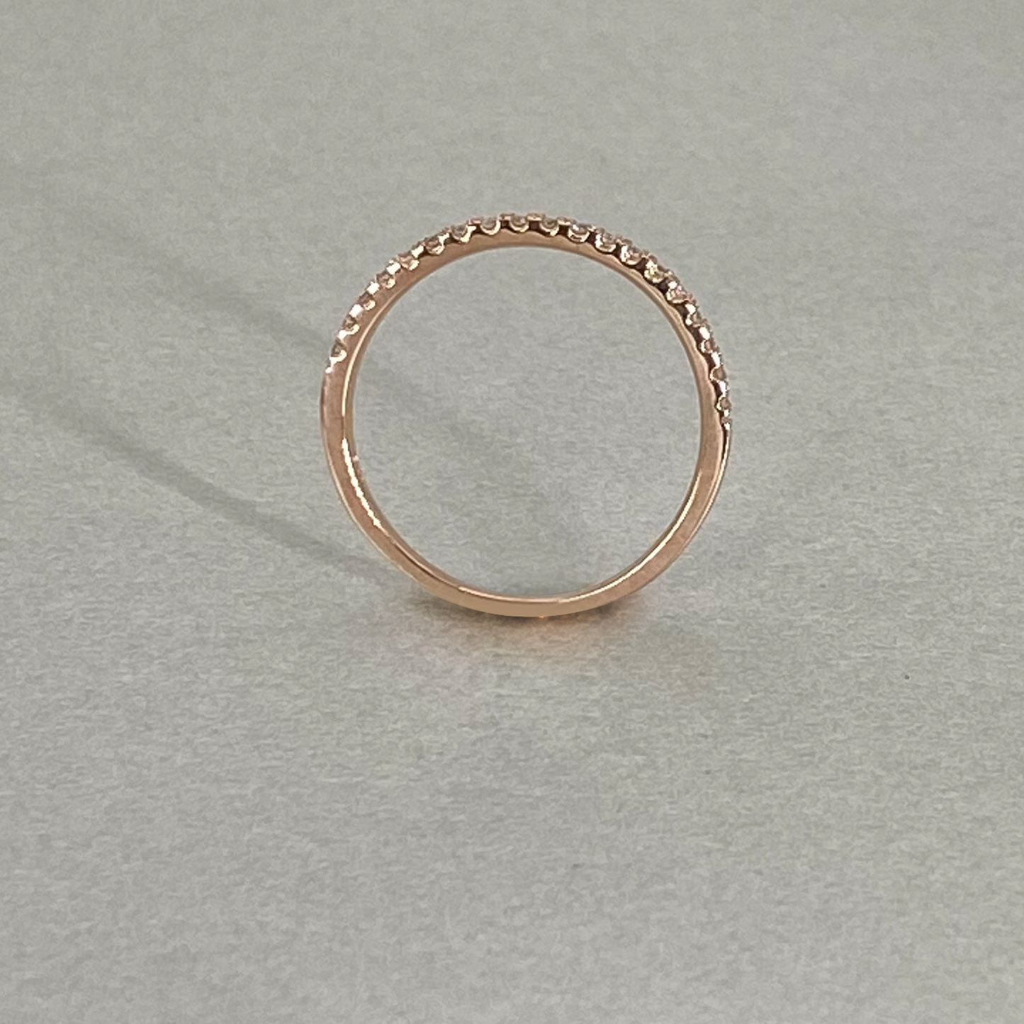 9ct Rose Gold Diamond Eternity Band
