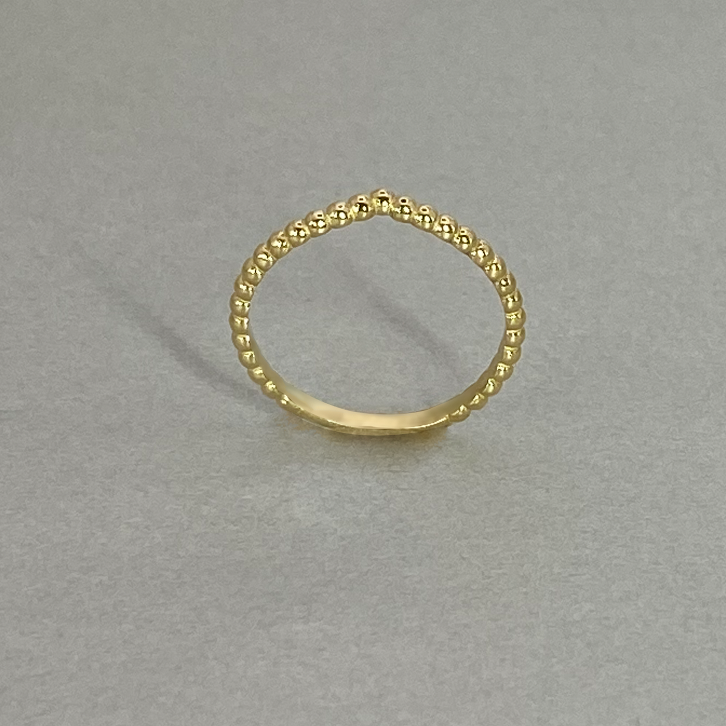 9ct Yellow Gold  Wishbone Ring